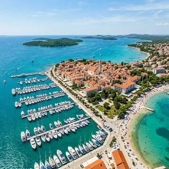 Biograd na Moru plaža kombi prevoz Beograd Biograd